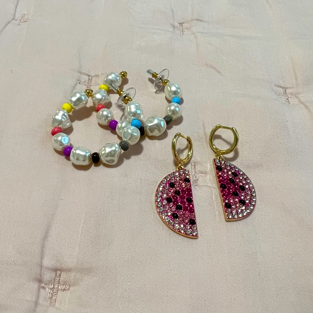 Summer Earrings - J. Crew and Baublebar